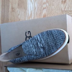NWT UGG Sammy Slip On Black Heather
